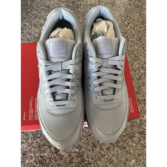 Size 12 Men Nike Air Max 90 Triple Grey